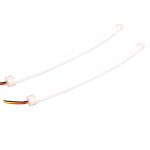 2 PCS 3W 180LM 6500K 597-577nm Weiß + Gelb LED-Röhren-Tagfahrlicht Tagfahrlicht DRL-Lenkleuchte, DC12V, Lampenlänge: 30 cm – Bild 2