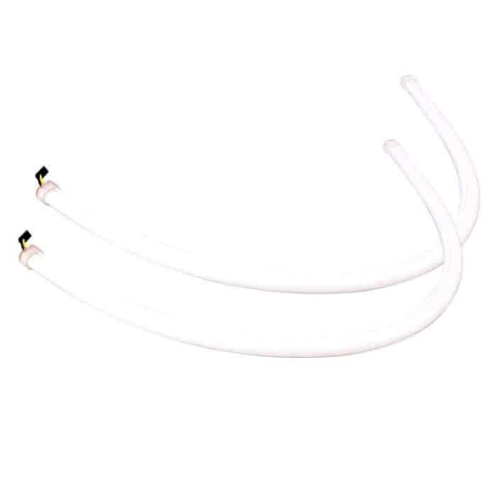 2 PCS 6W 360LM 6500K 597-577nm Weiß + Gelb Kabelgebundene LED-Röhre Tagfahrlicht DRL-Lenkleuchte, DC12V, Lampenlänge: 60 cm – Bild 2