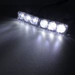 2 Stück MZ 9 W 540 lm 6500 K 3-LED-Weißlicht, kabelgebunden, Tagfahrlicht, Nebelscheinwerfer, DC 12–24 V, Lichtdraht: 15 cm, MZ 9W – Bild 8