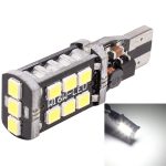 2 PCS T15 3W weiße LED 300LM SMD 2835 Auto-Nebelschlussleuchte / Rückfahrleuchte für Fahrzeuge, DC 12V