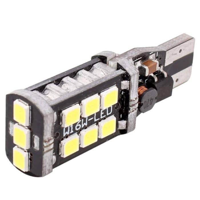 2 PCS T15 3W weiße LED 300LM SMD 2835 Auto-Nebelschlussleuchte / Rückfahrleuchte für Fahrzeuge, DC 12V – Bild 2