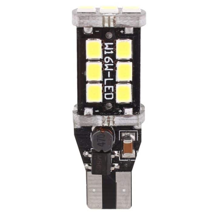 2 PCS T15 3W weiße LED 300LM SMD 2835 Auto-Nebelschlussleuchte / Rückfahrleuchte für Fahrzeuge, DC 12V – Bild 5