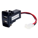 Smartphone 001 3.3A USB-Autoladegerätadapter mit 2 Anschlüssen für iPhone 6 / iPad Air, kompatibel mit HONDA