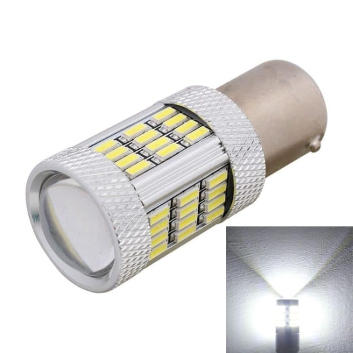 2PCS 1156 10W 540LM Weißlicht 54 LED 4014 SMD Auto Bremslicht Lenkungslampe, DC 12V – Bild 1