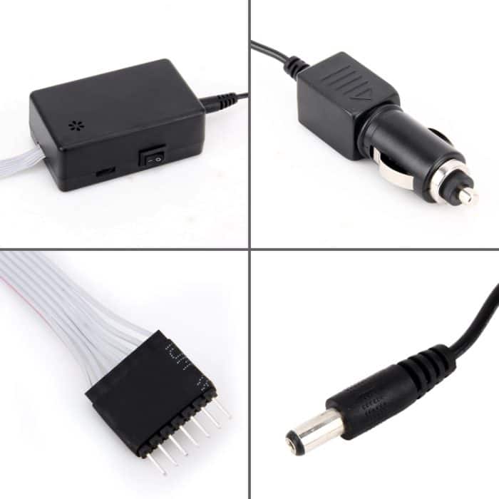 5 Farben Music Active EL Autoaufkleber Equalizer mit Autoladegerät, Größe: 90 cm x 10 cm – Bild 7