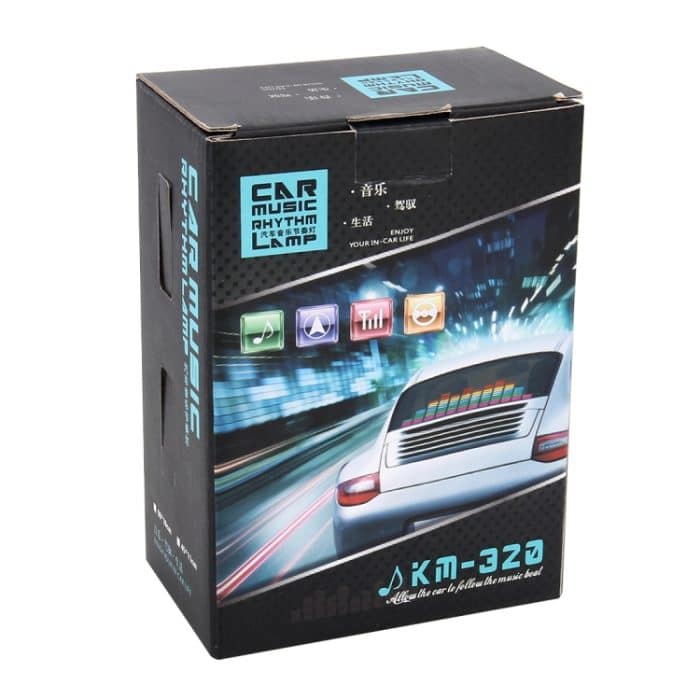 5 Farben Music Active EL Autoaufkleber Equalizer mit Autoladegerät, Größe: 90 cm x 10 cm – Bild 9