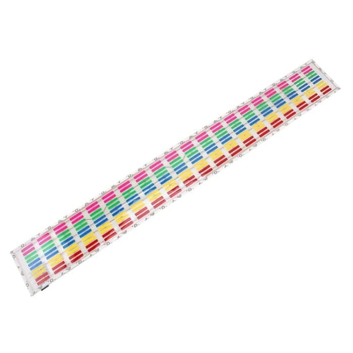 5 Farben Car Music Rhythm Lampe Autoaufkleber Equalizer mit Autoladegerät, Größe: 70cm x 16cm – Bild 2