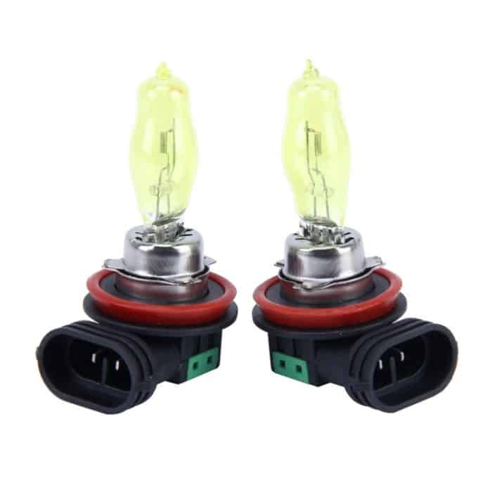 2 X H11 HOD Halogenlampen 12V 100W 2400 LM 3500K Gelblichtscheinwerfer – Bild 7
