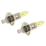 2 X H1 HOD Halogenlampen 12V 100W 2400 LM 3500K Gelblichtscheinwerfer – Bild 3