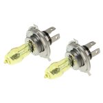 2 X H4 HOD Halogenlampen 12V 100W 2400 LM 3500K Gelblichtscheinwerfer – Bild 2