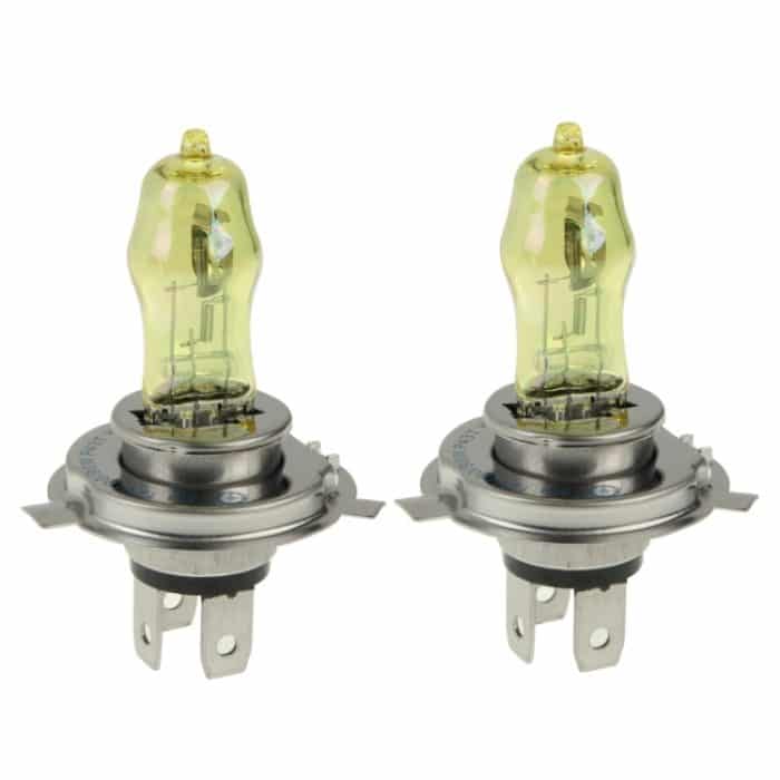 2 X H4 HOD Halogenlampen 12V 100W 2400 LM 3500K Gelblichtscheinwerfer – Bild 4