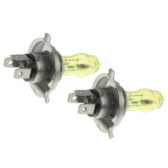 2 X H4 HOD Halogenlampen 12V 100W 2400 LM 3500K Gelblichtscheinwerfer – Bild 5