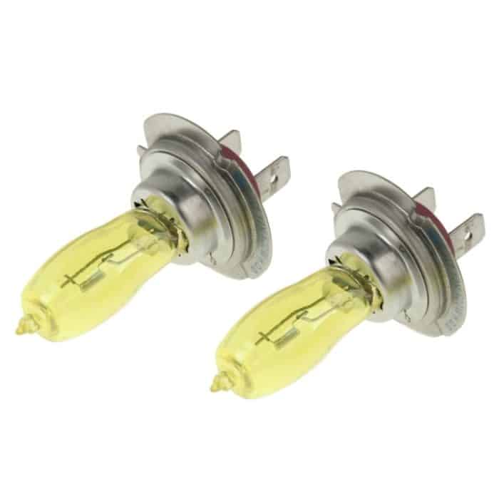 2 X H7 HOD Halogenlampen 12V 100W 2400 LM 3500K Gelblichtscheinwerfer – Bild 2