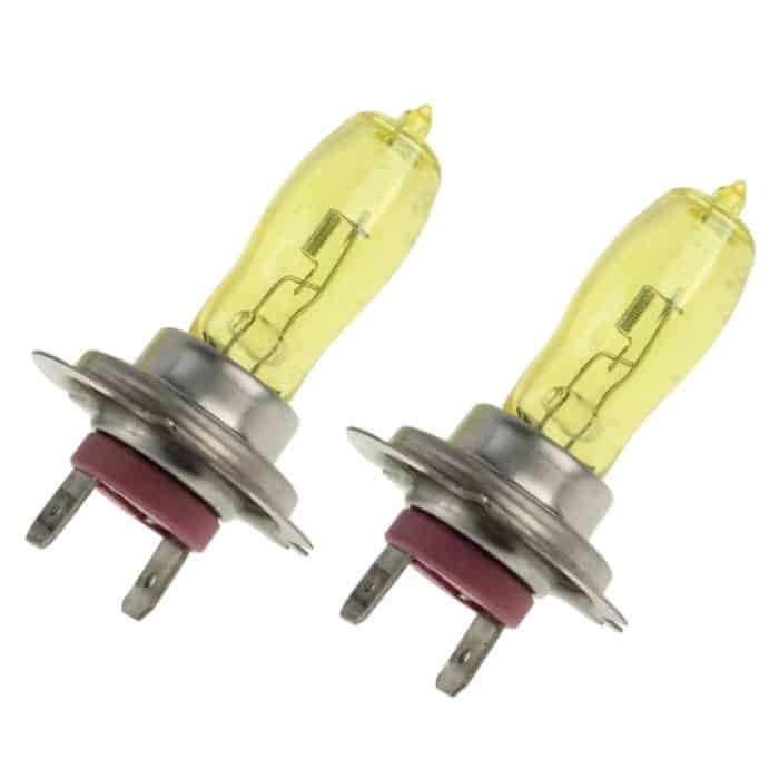 2 X H7 HOD Halogenlampen 12V 100W 2400 LM 3500K Gelblichtscheinwerfer – Bild 3