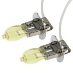2 X H3 HOD Halogenlampen 12V 100W 2400 LM 3500K Gelblichtscheinwerfer – Bild 2