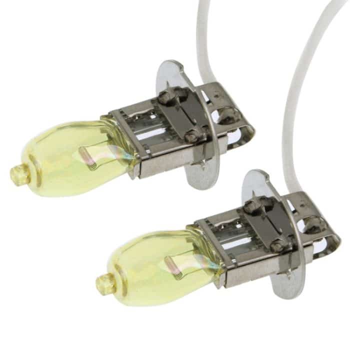 2 X H3 HOD Halogenlampen 12V 100W 2400 LM 3500K Gelblichtscheinwerfer – Bild 2