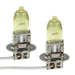 2 X H3 HOD Halogenlampen 12V 100W 2400 LM 3500K Gelblichtscheinwerfer – Bild 3