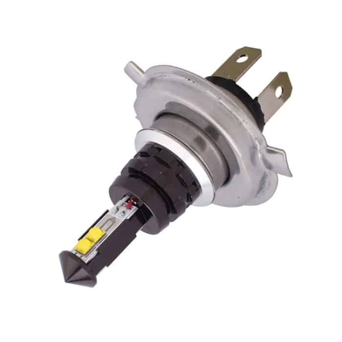 H4 20W 800LM Weißlicht 4 CREE XT-E LED Auto Tagfahrlicht Scheinwerferlampe, DC 12-24V – Bild 2