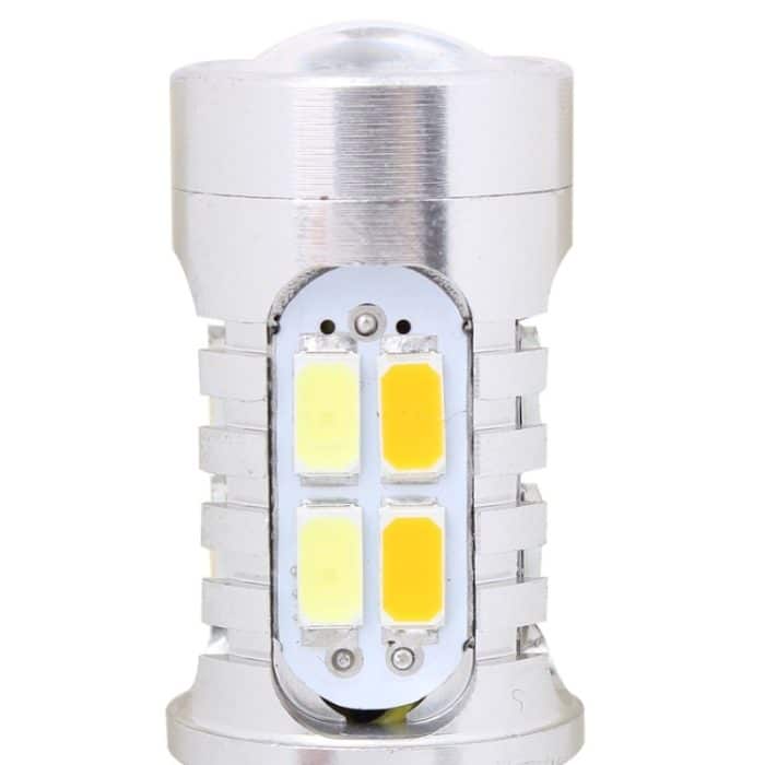 2PCS 1157 / BAY15D 10W 700LM Gelb + Weiß Licht 20-LED SMD 5630 Glühlampe für Auto-Bremslicht, Konstantstrom, DC 12-24V – Bild 5