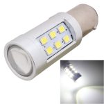 2PCS 1157 / BAY15D 4.2W 630LM Weißlicht 21 LED 2835 SMD Lenkglühlampe für Auto-Bremslicht, DC 12V