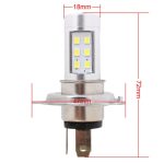 H4 4.2W 630LM Weißlicht 21 LED 2835 SMD Autoscheinwerferlampe, Konstantstrom, DC 12-24V – Bild 5