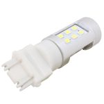 2 PCS T25 4.2W 630LM Weißlicht-Doppelkabel 21 LED 2835 SMD Auto-Bremslicht Tagfahrlicht, DC 12V – Bild 3