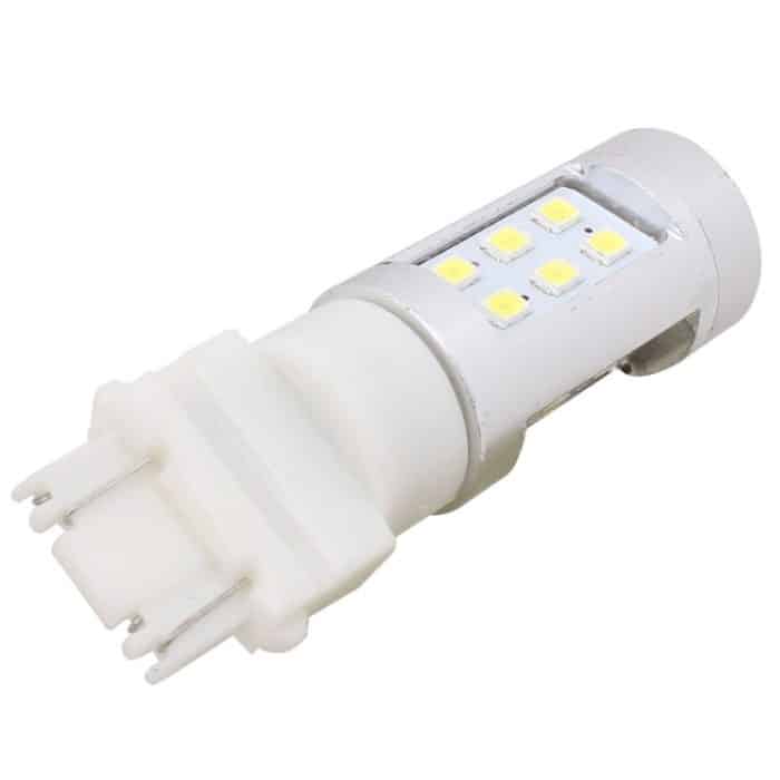 2 PCS T25 4.2W 630LM Weißlicht-Doppelkabel 21 LED 2835 SMD Auto-Bremslicht Tagfahrlicht, DC 12V – Bild 3