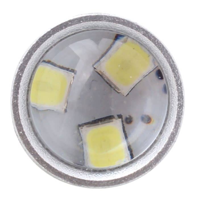 2 PCS T25 4.2W 630LM Weißlicht-Doppelkabel 21 LED 2835 SMD Auto-Bremslicht Tagfahrlicht, DC 12V – Bild 4