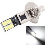 2 PCS H1 4.8W 720LM 6500K Weißlicht 24 LED SMD 4014 Fehlerfreie Lampe für Canbus-Fahrzeugfreigabeleuchten, DC 12V