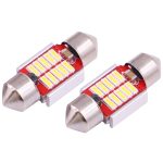 2 PCS 31mm 3W 180LM Weißlicht 10 LED SMD 4014 CANBUS Kennzeichen Leselampen Autolampe – Bild 2