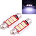 2 PCS 36mm 3.5W 180LM Weißlicht 12 LED SMD 4014 CANBUS Kennzeichen Leselampen Autolampe