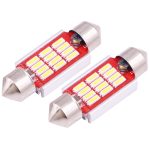 2 PCS 36mm 3.5W 180LM Weißlicht 12 LED SMD 4014 CANBUS Kennzeichen Leselampen Autolampe – Bild 2