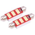 2 PCS 41mm 3.5W 180LM Weißlicht 12 LED SMD 4014 CANBUS Kennzeichen Leselampen Autolampe – Bild 2