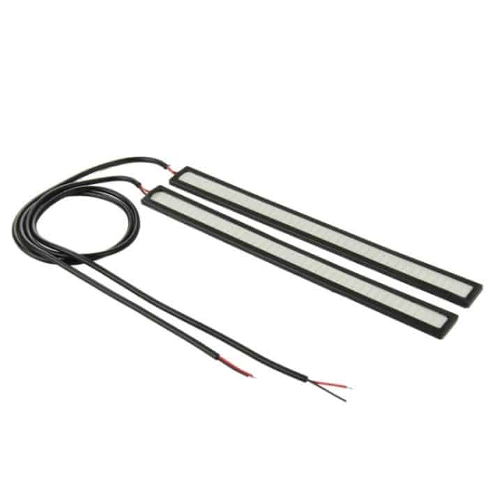 2 Stück 6 W * 2 DRL LED-Lichtleiste, Auto-Lichtquelle, wasserdichte Tagfahrlichter, DC 12 V, NCD-17BK Blue Light, NCD-17BK ICE Blue Light – Bild 2