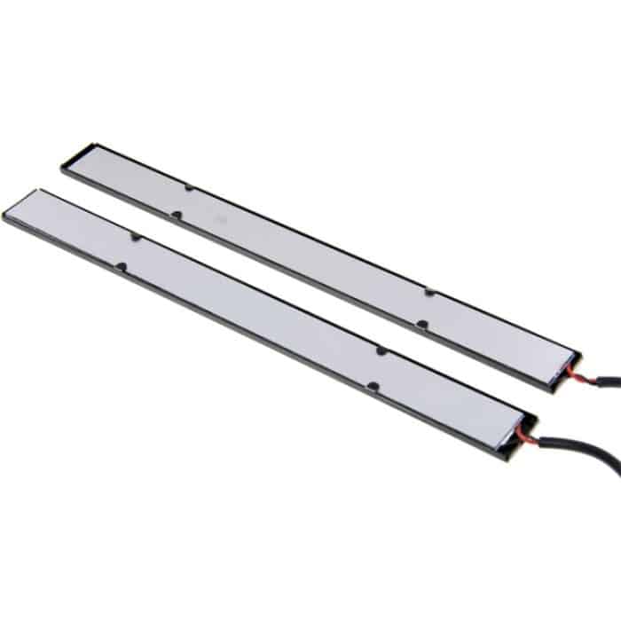 2 Stück 6 W * 2 DRL LED-Lichtleiste, Auto-Lichtquelle, wasserdichte Tagfahrlichter, DC 12 V, NCD-17BK Blue Light, NCD-17BK ICE Blue Light – Bild 4