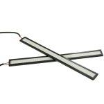 2 Stück 6 W * 2 DRL LED-Lichtleiste, Auto-Lichtquelle, wasserdichte Tagfahrlichter, DC 12 V, NCD-17BK Blue Light, NCD-17BK ICE Blue Light – Bild 5