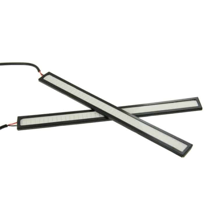 2 Stück 6 W * 2 DRL LED-Lichtleiste, Auto-Lichtquelle, wasserdichte Tagfahrlichter, DC 12 V, NCD-17BK Blue Light, NCD-17BK ICE Blue Light – Bild 5