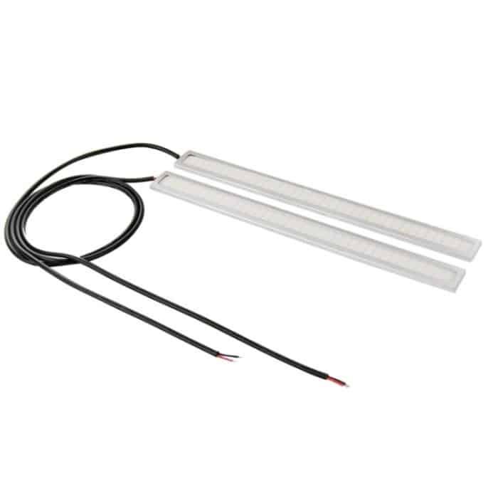 2 PCS 6W * 2 DRL LED Blaulichtleiste Autolichtquelle Wasserdichtes Tagfahrlicht, DC 12V – Bild 2