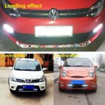 2 PCS 6W * 2 DRL LED Blaulichtleiste Autolichtquelle Wasserdichtes Tagfahrlicht, DC 12V – Bild 12