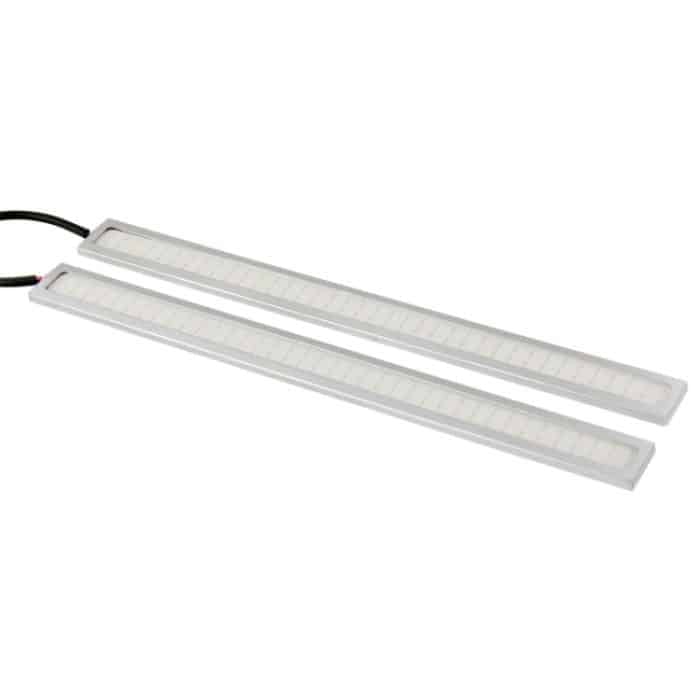 2 PCS 6W * 2 DRL LED Blaulichtleiste Autolichtquelle Wasserdichtes Tagfahrlicht, DC 12V – Bild 3