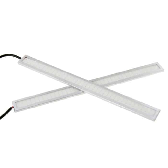 2 PCS 6W * 2 DRL LED Blaulichtleiste Autolichtquelle Wasserdichtes Tagfahrlicht, DC 12V – Bild 5