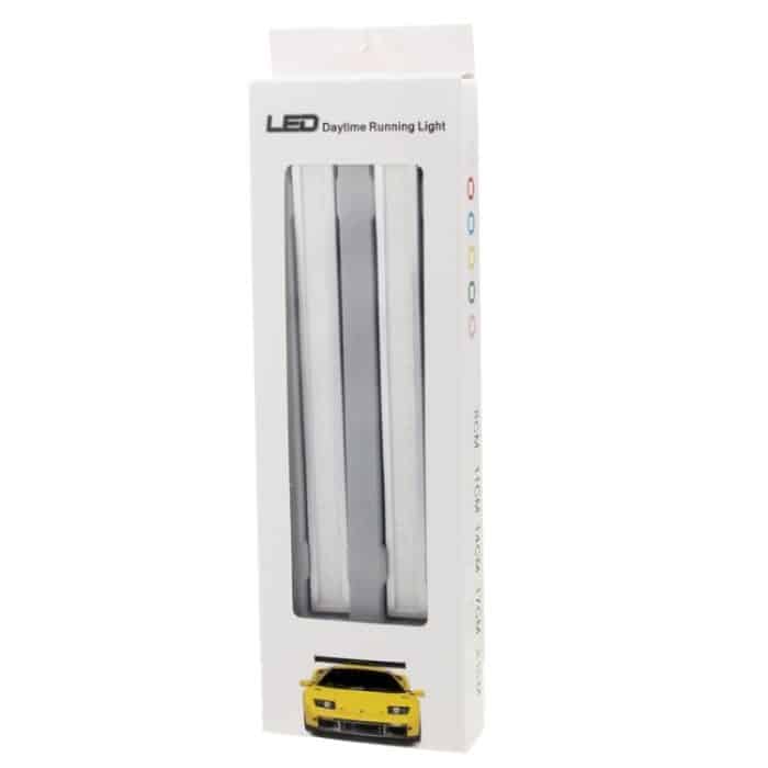 2 PCS 6W * 2 DRL LED Blaulichtleiste Autolichtquelle Wasserdichtes Tagfahrlicht, DC 12V – Bild 9
