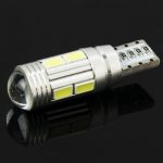 T10 4W Weiß 200LM 10 LED SMD 5730 Rückfahrscheinwerfer Blinkerlampe für Fahrzeuge, DC 12V, T10 – Bild 2
