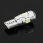 T10 2W Weiß 130LM 6 LED SMD 5730 Rückfahrscheinwerfer Blinkerlampe für Fahrzeuge, DC 12V, T10 2W – Bild 3