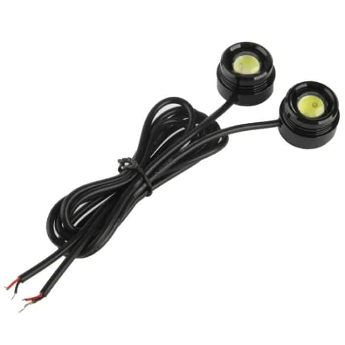 2x 1,5 W wasserdichtes Eagle Eye Light Weißes LED-Licht für Fahrzeuge, Kabellänge: 65 cm – Bild 4