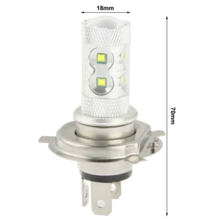 H4 60W Weiß 12 CREE LED Nebelscheinwerfer für Fahrzeuge, DC 12-30V – Bild 5
