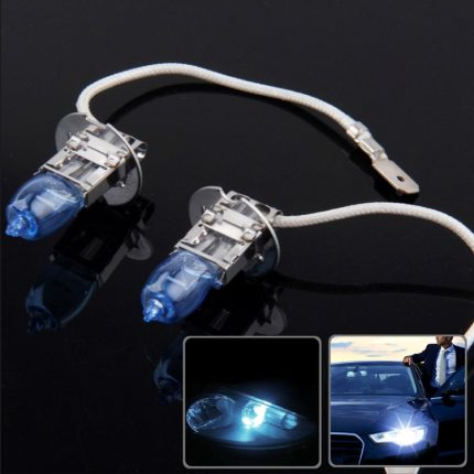 Halogenlampe, superweiße Autoscheinwerferlampe, 12 V / 100 W, 6000 K, 2400 LM (Paar), HOD H3, HOD H7, HOD 9005, HOD H11, HOD H4, HOD 9006, HOD H1