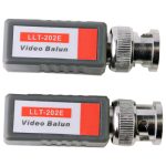 2 Stück 1 Kanal Passive Video Balun UTP BNC Cat5 Transceiver (grau) – Bild 3