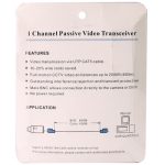 1-Kanal passive BNC-Netzwerk-Video-Balun-Transceiver – Bild 7