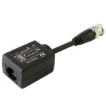 2 PCS Passives Video Balun CCTV-Netzwerk UTP BNC (Schwarz) – Bild 3